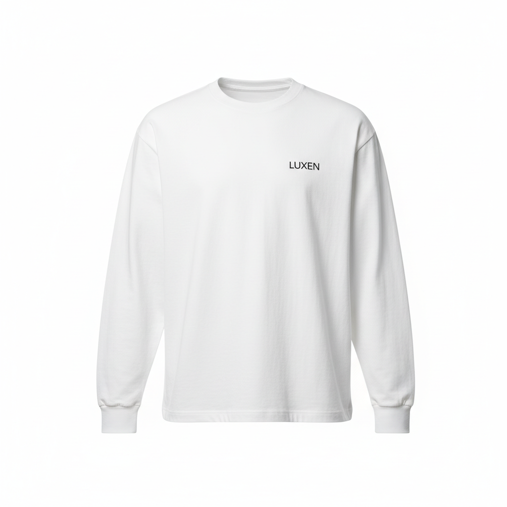 Luxen Long Sleeve - White Front